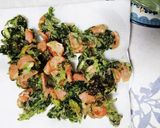 天ぷら粉でセロリの葉のかき揚げ作り方5写真