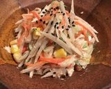 シャキシャキ♡わが家のごぼうサラダ♪作り方4写真