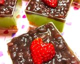 バレンタイン♥小倉まっ茶レアチーズケーキ作り方16写真
