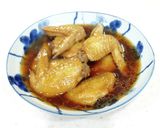 お酢で煮るだけ☆美味♪中手羽のさっぱり煮作り方5写真