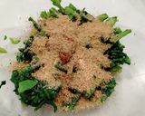腸活にも砂糖不使用♪春菊の醤油麹ごま合え作り方3写真