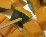 かぼちゃサラダwithナッツ&ベーコン作り方2写真