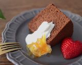 米粉でつくる☆ココアシフォンケーキ作り方14写真