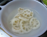 れんこんの豚肉巻き☆しょうが焼き風作り方1写真