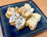 ニギスの天ぷら大葉梅肉巻き～魚の駅生地～作り方6写真