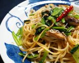 しらすと小松菜の和風ペペロンチーノ作り方6写真