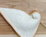 ハートにしたら食べやすい♡チーズトースト作り方2写真