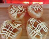 ハートにしたら食べやすい♡チーズトースト作り方5写真