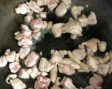 にんにくとこんにゃくと鶏肉の炒め物作り方4写真
