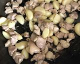 にんにくとこんにゃくと鶏肉の炒め物作り方6写真