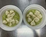 レンジで簡単!キャベツと豆腐の中華スープ作り方2写真