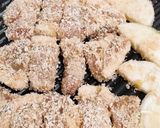 キャベツ盛り盛り☆揚げない豚かつ丼作り方3写真