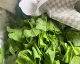 菊菜とゴルゴンゾーラのサラダ作り方1写真