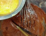 まぜて焼くだけ　チョコレートチーズケーキ作り方4写真