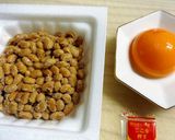 ⭕️美味しい納豆かけご飯のアレンジ⭕️卵黄作り方1写真