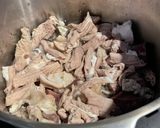 我が家の味噌味もつ煮☆彡作り方1写真