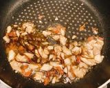 お豆腐の舞茸&梅塩昆布オイル餡かけ作り方3写真