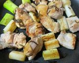 鶏とネギの塩昆布焼き作り方5写真