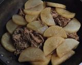 バレンタイン♪ココア入り豚肉と大根の煮物作り方5写真