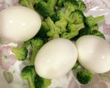 簡単デリ風♡ブロッコリーと卵の和風サラダ作り方1写真