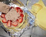 台湾カステラのチョコケーキ♪作り方4写真
