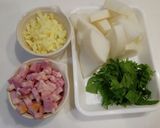 波里お米の粉お料理自慢の薄力粉の大根餅作り方2写真