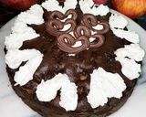 簡単りんごブラックココアケーキ作り方4写真
