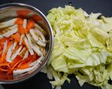簡単！銀鮭の焼きカレーうどん作り方1写真