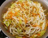 簡単！銀鮭の焼きカレーうどん作り方4写真