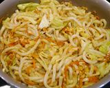 簡単！銀鮭の焼きカレーうどん作り方5写真