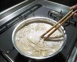 麦茶で茹でる釜揚げうどん作り方8写真