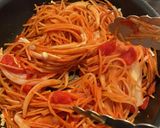 暗殺者のパスタ風トマトスパゲティ作り方8写真