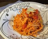 暗殺者のパスタ風トマトスパゲティ作り方12写真