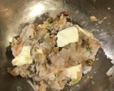 蕗の薹とクリームチーズの海老芋コロッケ作り方6写真