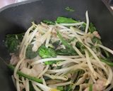 豚バラの餡かけ☆玉子とネギの炒飯弁当作り方3写真