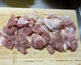 鶏肉と白菜のクリーム煮作り方1写真