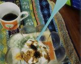 ❤珈琲味レーズン入り❤水切りヨーグルト♪作り方6写真