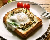 ツナマヨとネギのオープンサンド作り方7写真
