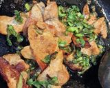 香ばし硬め焼きネギ豚丼作り方9写真