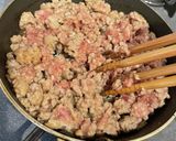 肉がさね玉子あんかけ蕎麦作り方2写真