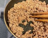 肉がさね玉子あんかけ蕎麦作り方3写真