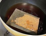 肉がさね玉子あんかけ蕎麦作り方9写真