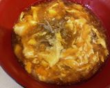 肉がさね玉子あんかけ蕎麦作り方13写真