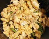 わらび炊き込みご飯作り方3写真