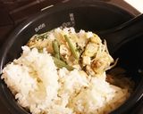 わらび炊き込みご飯作り方6写真