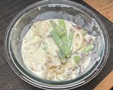 アスパラ＋ハナビラ＋舞茸（オリーブ油）作り方4写真