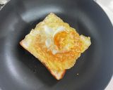 簡単☆目玉焼きチーズトースト作り方3写真