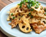 相性抜群！れんこんの生姜焼き作り方9写真