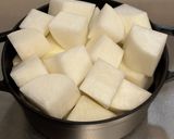 大根と大豆肉のそぼろあんかけ作り方1写真