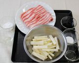 うどの肉巻き作り方1写真
